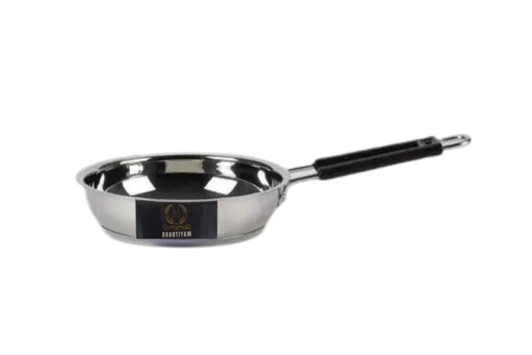 Bhartiyam tadka pan Stainless Steel without Lid sandwich bottom, suitable for tadka-2.webp